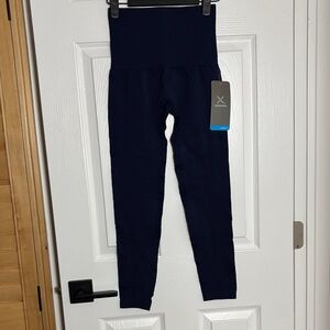 High-Waisted Navy Leggings